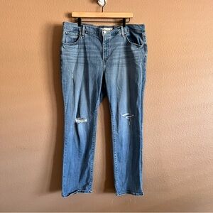 Levi’s 724 High Rise Straight Distressed Jeans Size 18W